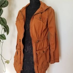 Rust Utility Field Hooded Jacket